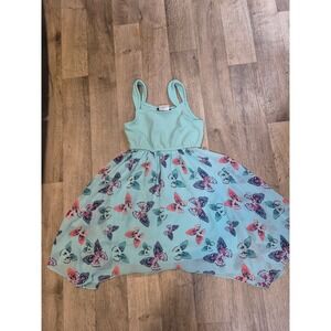 RMLA Butterfly Dress Sleeveless Summer Party Dress Butterfly hem size 7 081‎